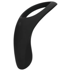   Loveline - anneau pénis et testicules vibrant rechargeable - silicone noir