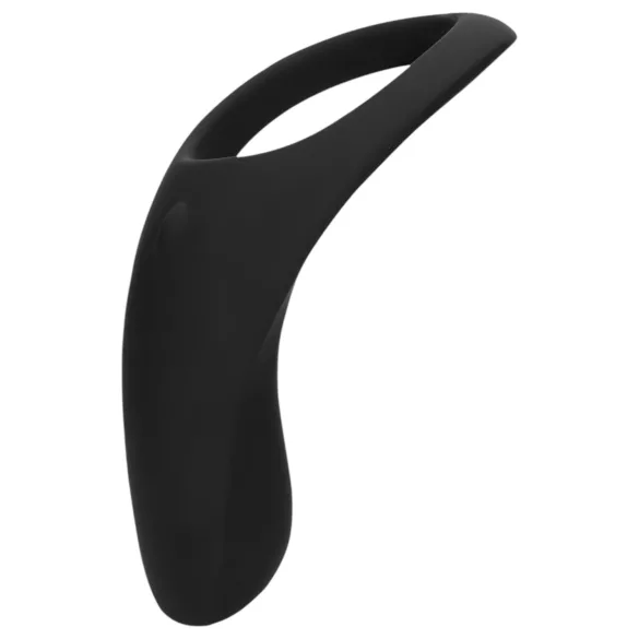 Loveline - anneau pénis et testicules vibrant rechargeable - silicone noir