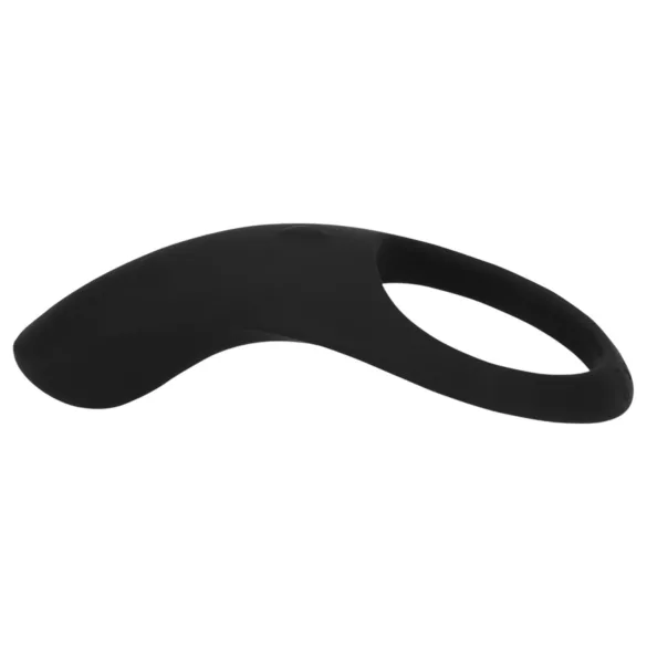 Loveline - anneau pénis et testicules vibrant rechargeable - silicone noir