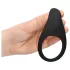 Loveline - anneau pénis et testicules vibrant rechargeable - silicone noir