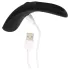Loveline - anneau pénis et testicules vibrant rechargeable - silicone noir