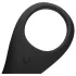 Loveline - anneau pénis et testicules vibrant rechargeable - silicone noir