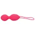 Loveline - boule de geisha vibrante rainurée - silicone rose