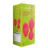 Loveline - boule de geisha vibrante rainurée - silicone rose