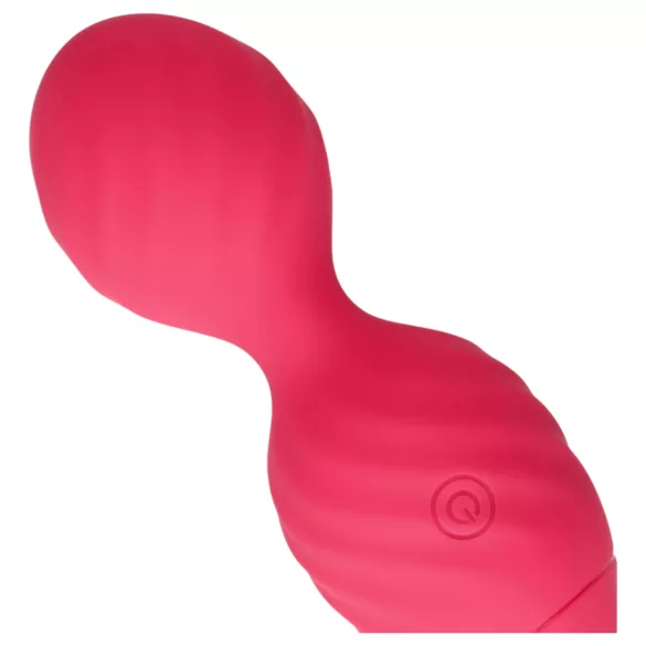 Loveline - boule de geisha vibrante rainurée - silicone rose
