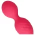 Loveline - boule de geisha vibrante rainurée - silicone rose