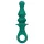 Loveline - plug anal vibrant rechargeable à billes - silicone vert