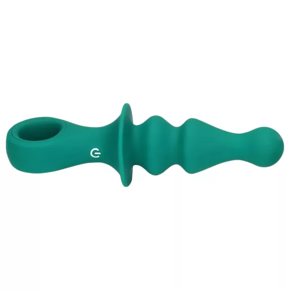 Loveline - plug anal vibrant rechargeable à billes - silicone vert