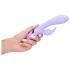 Loveline - vibromasseur rabbit clitoridien rechargeable - silicone violet