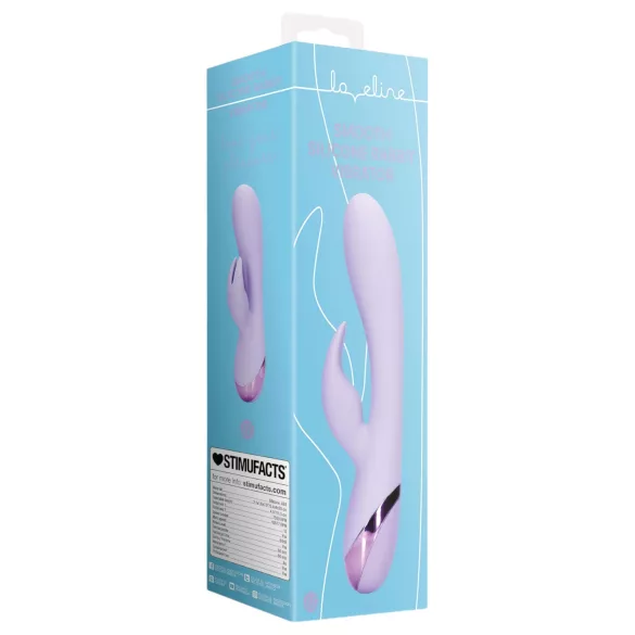 Loveline - vibromasseur rabbit clitoridien rechargeable - silicone violet