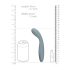 Loveline - vibromasseur point G rechargeable - silicone gris