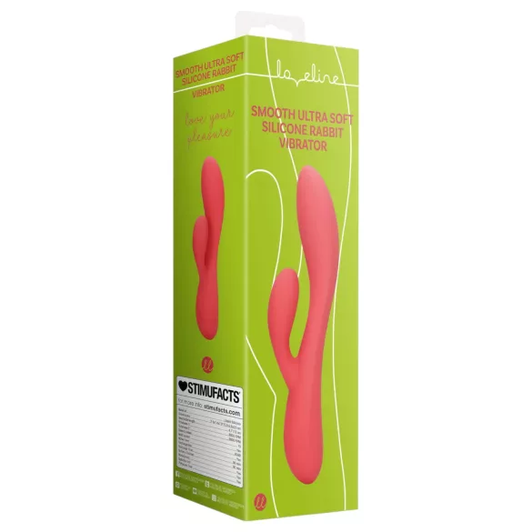 Loveline - vibromasseur rabbit rechargeable étanche - stimulation clitoridienne