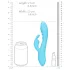 Loveline - Vibromasseur rabbit étanche - stimulation clitoridienne - bleu