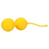 Loveline - boules de geisha silicone - 2 pièces - jaune