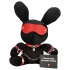 Bondage Rabbit - Masque lapin BDSM - cuir noir