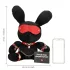 Bondage Rabbit - Masque lapin BDSM - cuir noir
