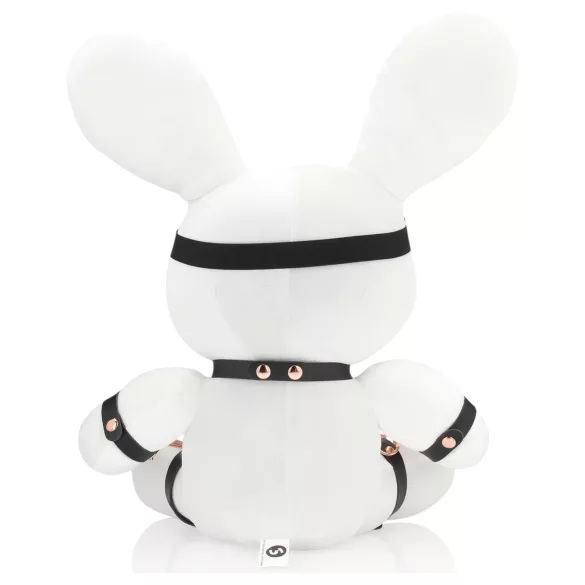 Bondage Rabbit - menottes et bandeau BDSM - blanc