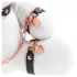 Bondage Rabbit - menottes et bandeau BDSM - blanc