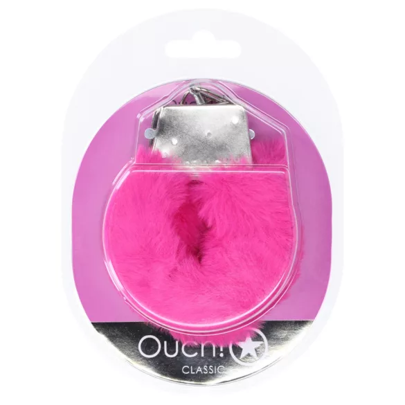 Ouch! - menottes en peluche rose