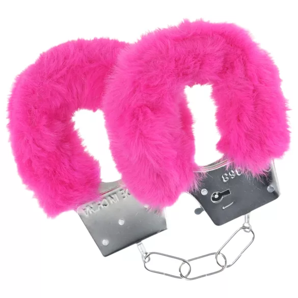 Ouch! - menottes en peluche rose