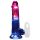REALROCK - gode vibrant lumineux avec testicules - 20 cm