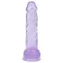 RealRock - gode réaliste avec testicules (violet) - 12,7 cm
