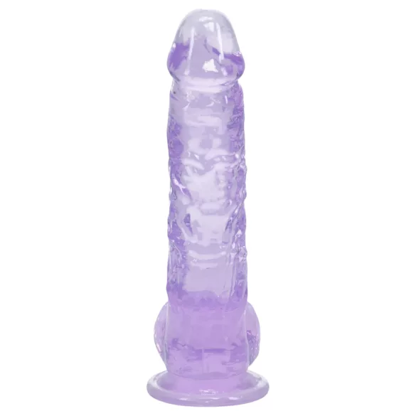RealRock - gode réaliste avec testicules (violet) - 12,7 cm
