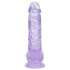 RealRock - gode réaliste avec testicules (violet) - 12,7 cm
