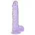 RealRock - gode réaliste avec testicules (violet) - 12,7 cm