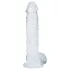 RealRock - gode réaliste avec testicules (transparent) - 12,7 cm