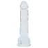 RealRock - gode réaliste avec testicules (transparent) - 12,7 cm