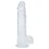 RealRock - gode réaliste avec testicules (transparent) - 12,7 cm