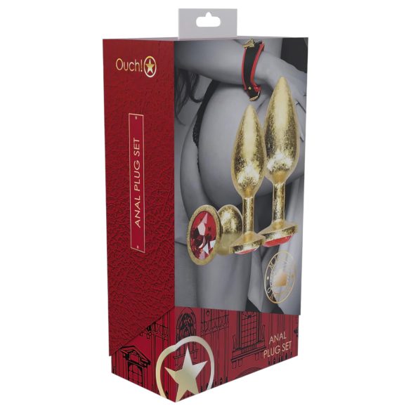 Ouch! - plug anal set - doré