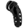 ManCage Modèle 06 - cage de chasteté pour homme (noire) - 14 cm