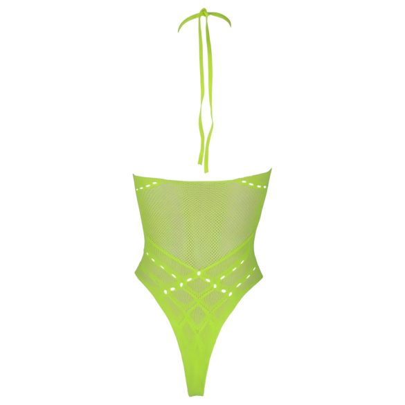 Ouch! - body effet néon - bretelles phosphorescentes - vert fluo - XL-4XL