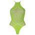 Ouch! - body effet néon - bretelles phosphorescentes - vert fluo - XL-4XL