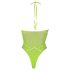 Ouch! - body effet néon - bretelles phosphorescentes - vert fluo - XL-4XL