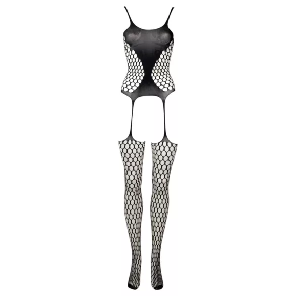 Le Désir - ensemble résille à pois - noir - S-XL