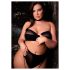 Le Désir Grande Taille - Ensemble 3 Pièces de Lingerie - Noir (XL-4XL)