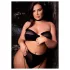 Le Désir - ensemble lingerie 3 pièces grande taille - noir (XL-4XL)