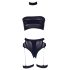 Le Désir Grande Taille - Ensemble 3 Pièces de Lingerie - Noir (XL-4XL)
