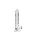 RealRock - gode réaliste transparent - silicone transparent 17cm