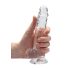 RealRock - gode réaliste transparent - silicone transparent 17cm