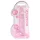 RealRock - godemichet réaliste transparent - rose 19cm