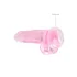 RealRock - godemichet réaliste transparent - rose 19cm