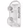RealRock - gode réaliste transparent - 19 cm