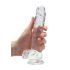 RealRock - gode réaliste transparent - 19 cm