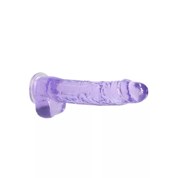 RealRock - gode réaliste transparent - silicone violet 22cm