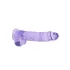 RealRock - gode réaliste transparent - silicone violet 22cm