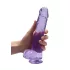 RealRock - gode réaliste transparent - silicone violet 22cm